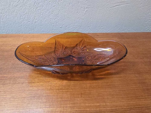 [MB02346] Anchor Hocking Renaissance Gold Relish Dish 10"