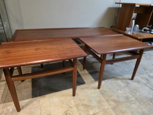 [MB02351] Pair Grete Jalk for Glostrup Mobelfabrik Side Tables