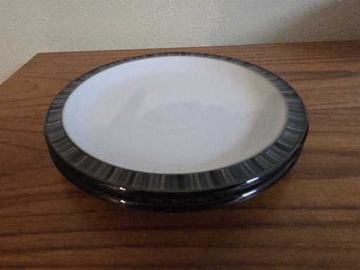 [MB02393] Denby Jet Stripe Salad Plate