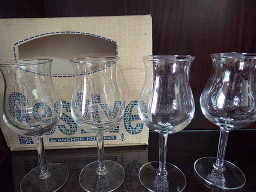[MB02425] Set of 4 Anchor Hocking Festive Wine Glasses in Box