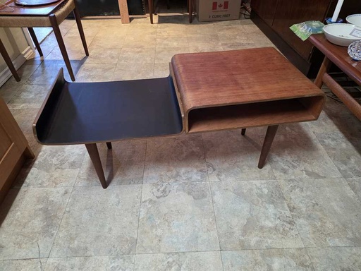 [CT00376] Danish Teak Bentwood Hallway Bench