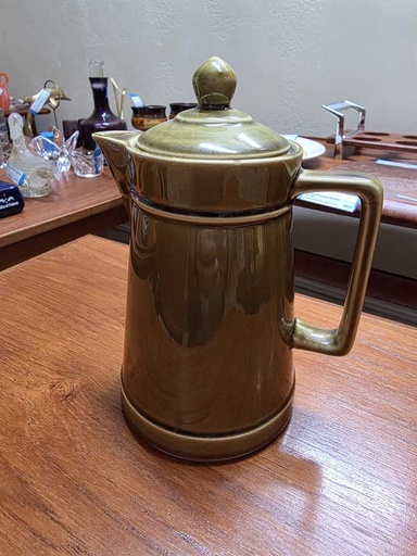 [CT00380] Vintage Emerald Green Japanese Teapot