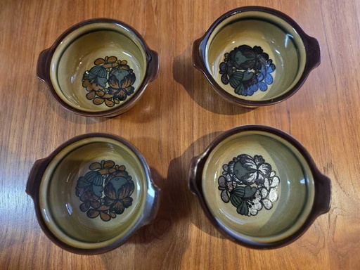 [MB02482] Arabia Finland Otso Handled Bowl by Raija Uosikkinen and Ulla Procopé