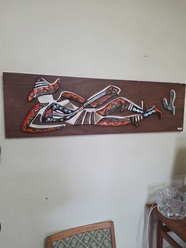 [MB02500] Maurice Chalvignac Ceramic Wall Art