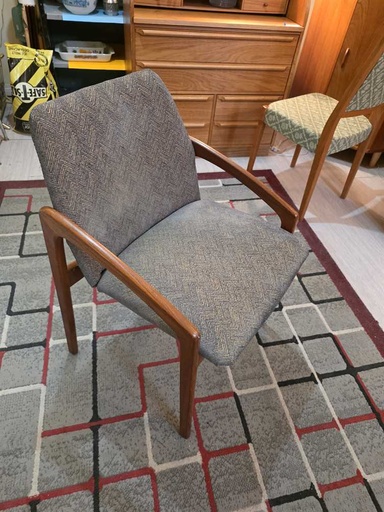 [MB02502] Korup Stolefabrik Model 23 Teak Arm Chair by Henning Kjaernulf