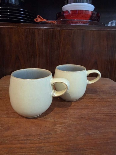 [MB02522] Denby Fire Yellow Coffee Cup 