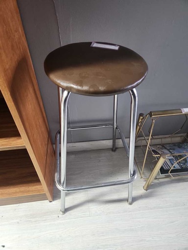 [CT00072] Vintage Chrome Bar Stool