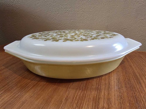 [MB00281] Pyrex Verde Divided Dish